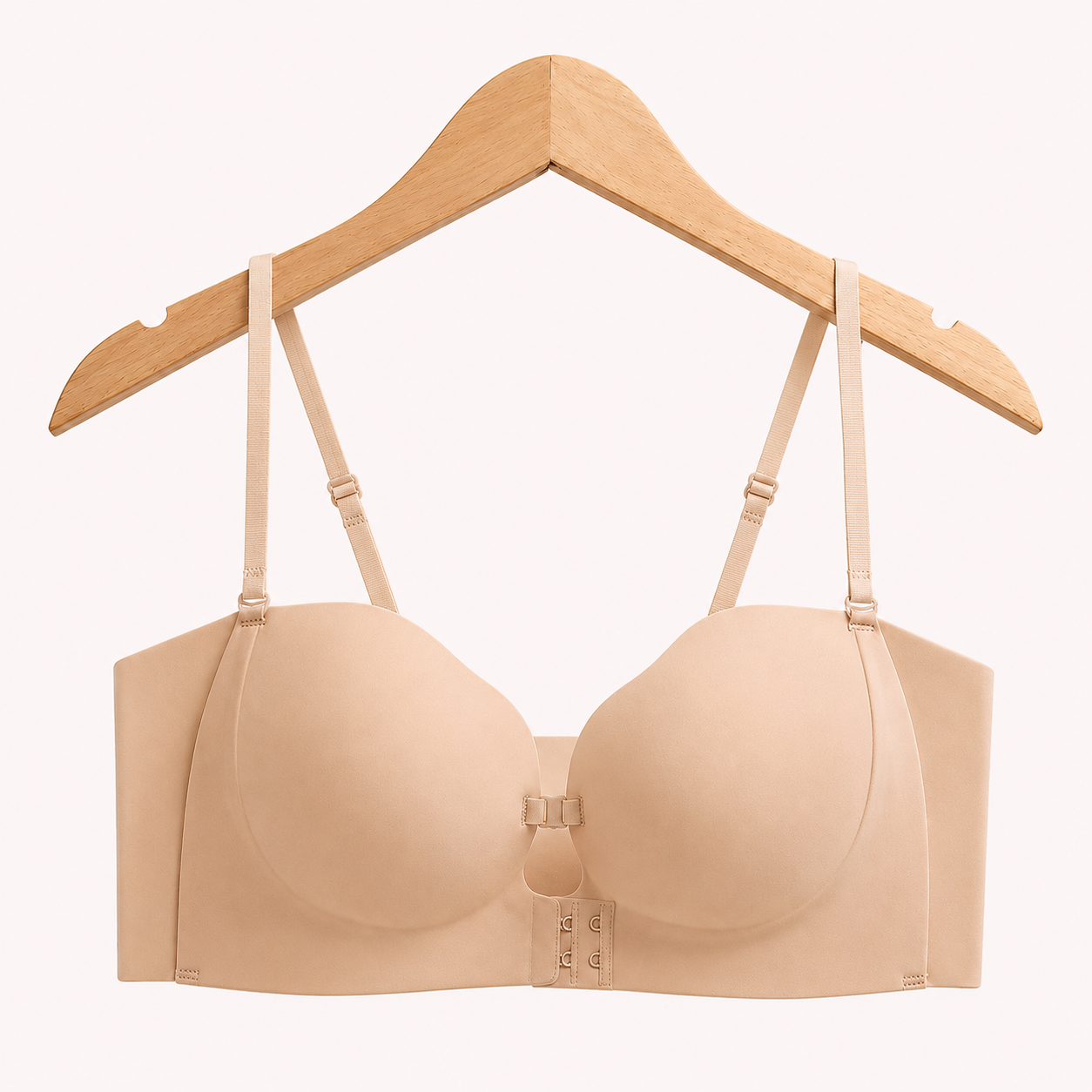 Nude colourway on a hanger