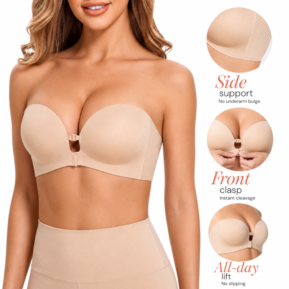 Side support, front clasp, all-day lift