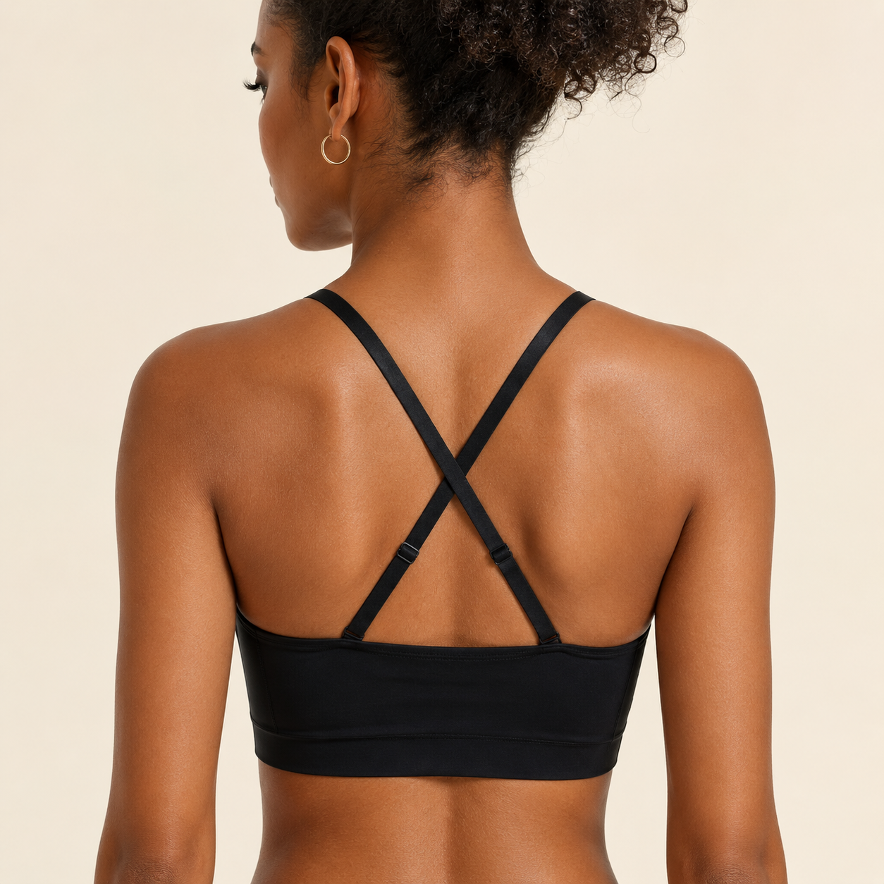 Cross-back strap configuration